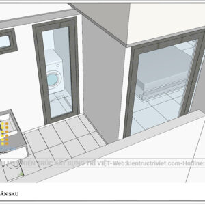 thiết kế nhà phố 1 trệt 2 lầu đẹp ở bình dương