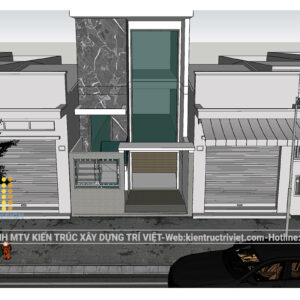 thiết kế nhà phố kinh doanh phòng nha đơn giản